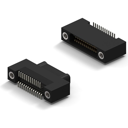 Vertical Dual Row Surface Mount Plastic Shell (Style 26) Connector